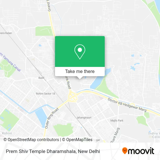 PREM SHIV MANDIR DHARAMSHALA map
