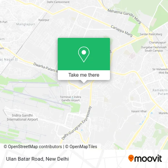 Ulan Batar Road map