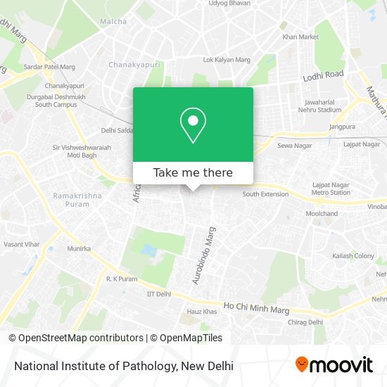 National Institute of Pathology map