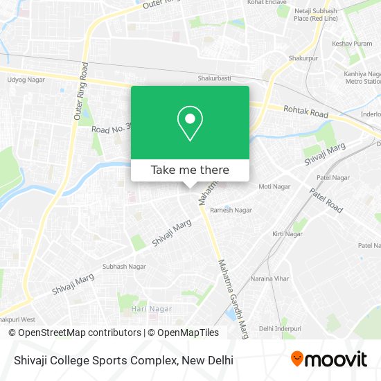 Shivaji College Sports Complex map