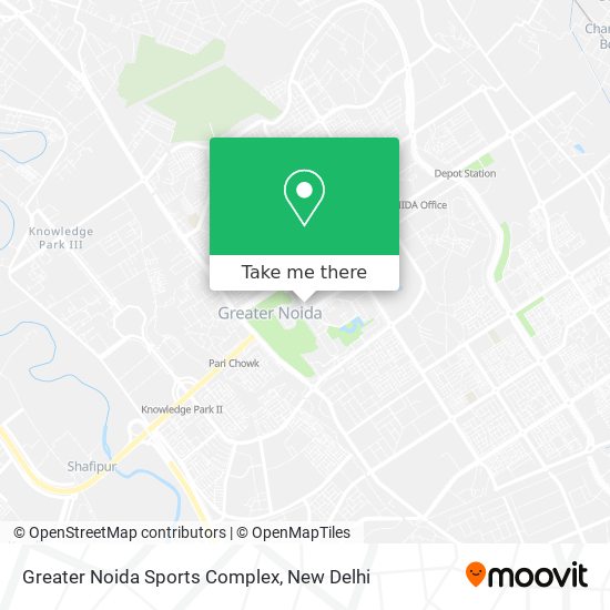 Greater Noida Sports Complex map