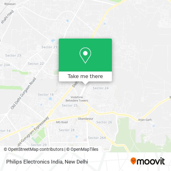 Philips Electronics India map