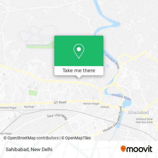 Sahibabad map