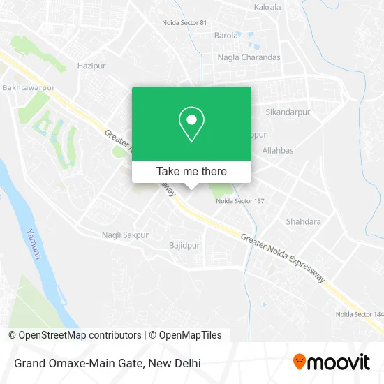 Grand Omaxe-Main Gate map