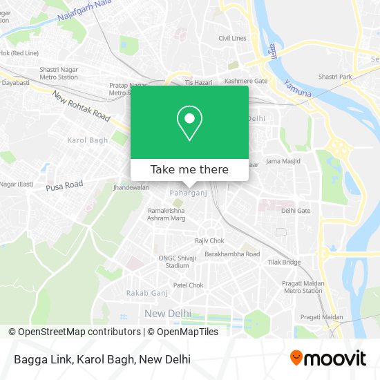 Bagga Link, Karol Bagh map