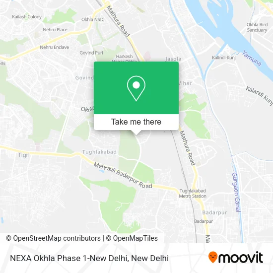 NEXA Okhla Phase 1-New Delhi map