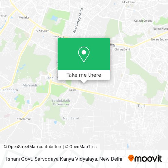 Ishani Govt. Sarvodaya Kanya Vidyalaya map