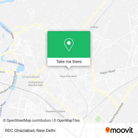 RDC Ghaziabad map