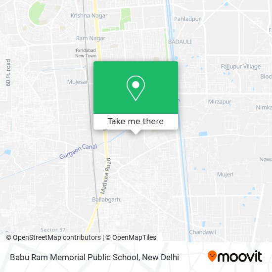 Babu Ram Memorial Public School map