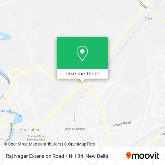 Raj Nagar Extension Road / NH-34 map