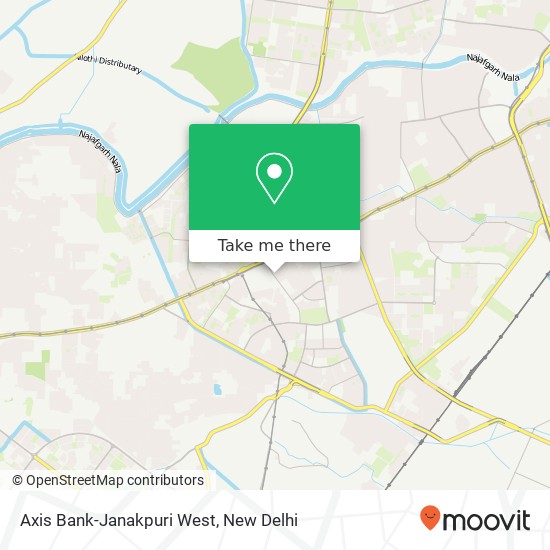 Axis Bank-Janakpuri West map