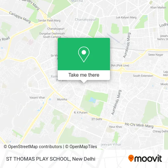 ST THOMAS PLAY SCHOOL map