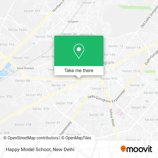 Happy Model School map