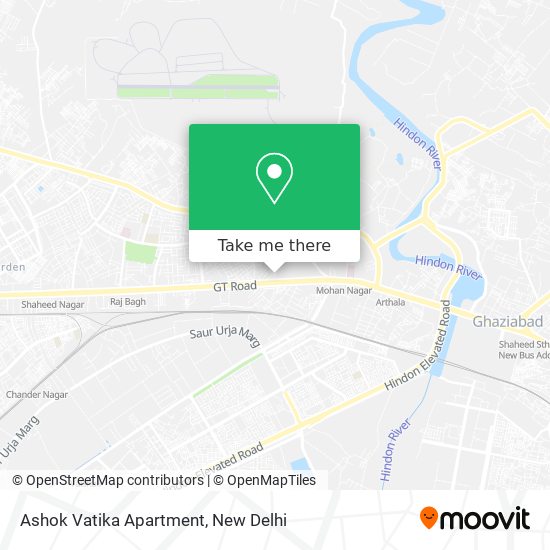 Ashok Vatika Apartment map