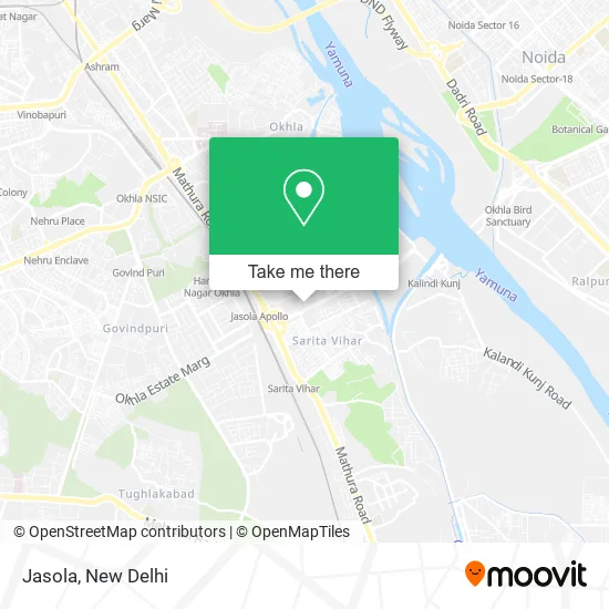 Jasola map