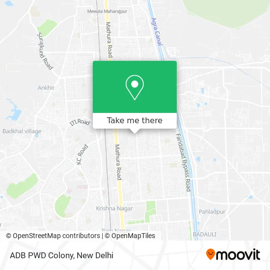 ADB PWD Colony map