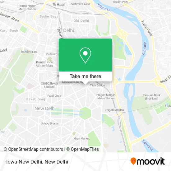 Icwa New Delhi map