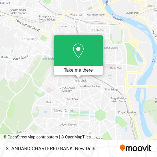 STANDARD CHARTERED BANK map
