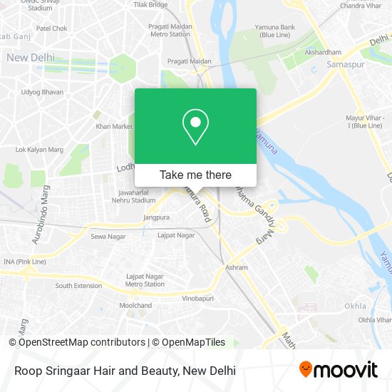 Roop Sringaar Hair and Beauty map