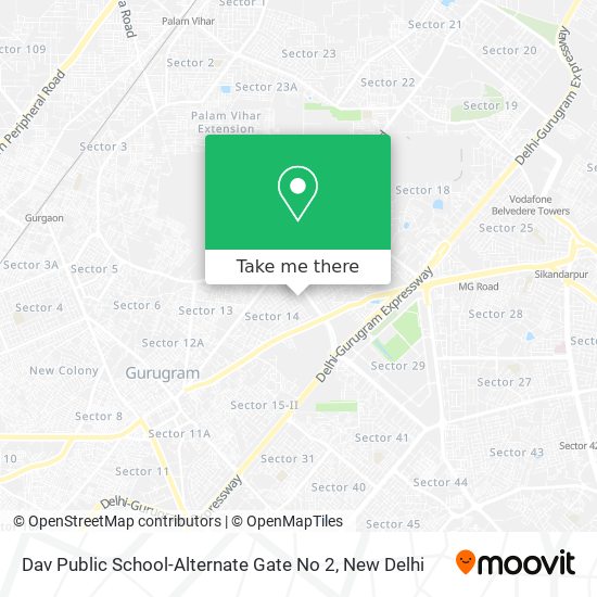 Dav Public School-Alternate Gate No 2 map