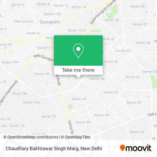 Chaudhary Bakhtawar Singh Marg map