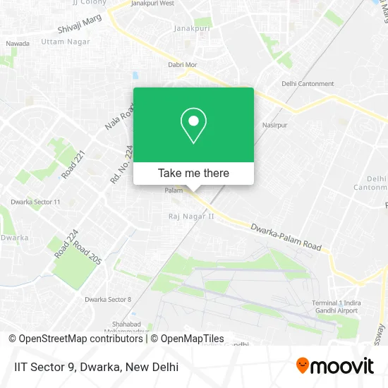 Iit Sector 9, Dwarka map