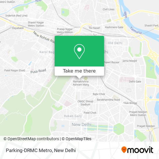 Parking-DRMC Metro map