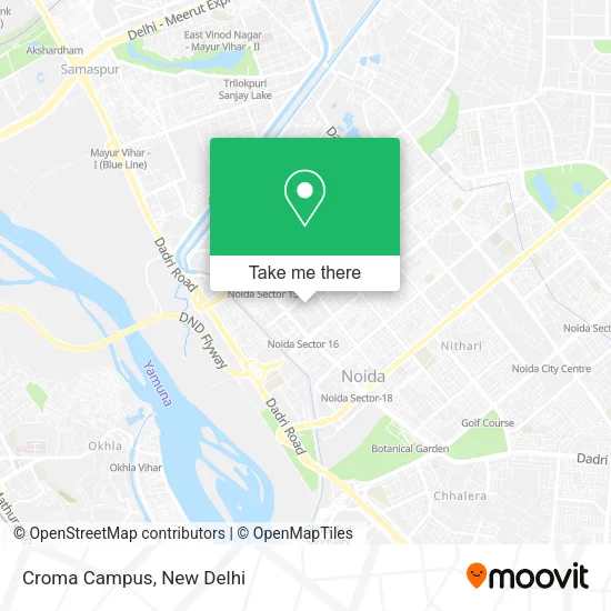 Croma Campus map