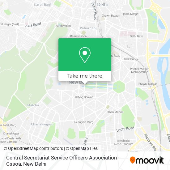 Central Secretariat Service Officers Association - Cssoa map