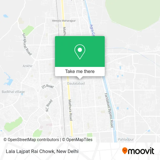 Lala Lajpat Rai Chowk map