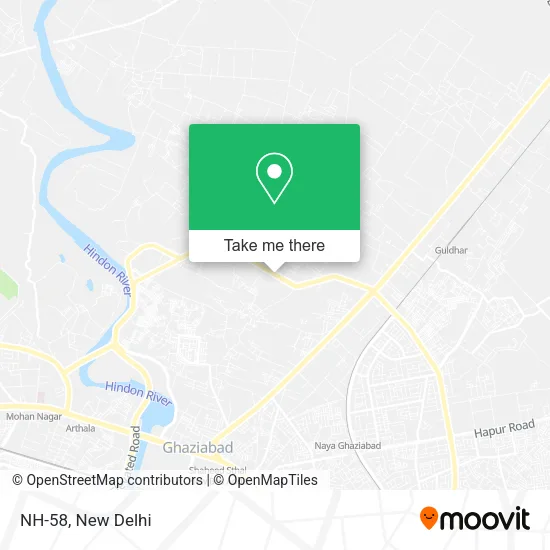 NH-58 map