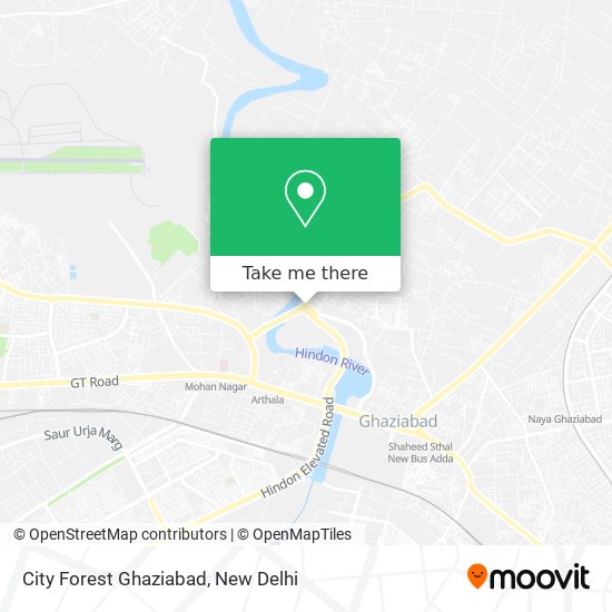City Forest Ghaziabad map