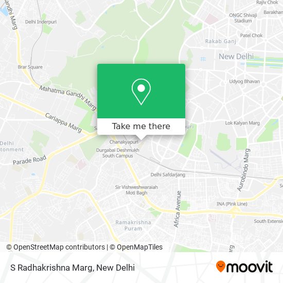 S Radhakrishna Marg map