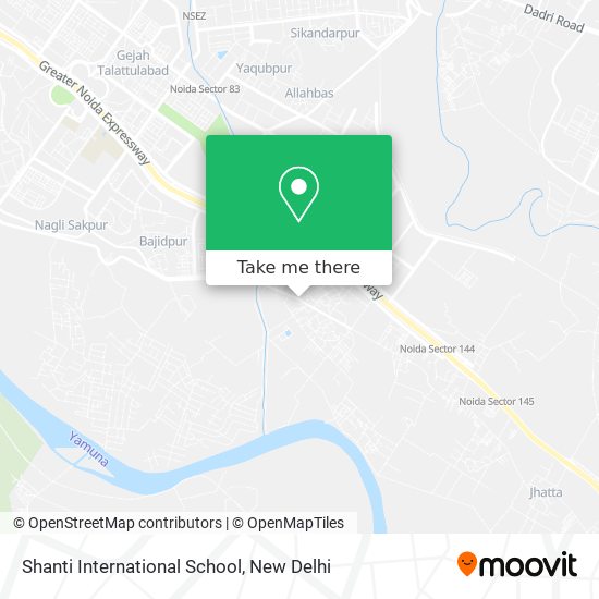 Shanti International School map