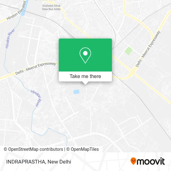 INDRAPRASTHA map