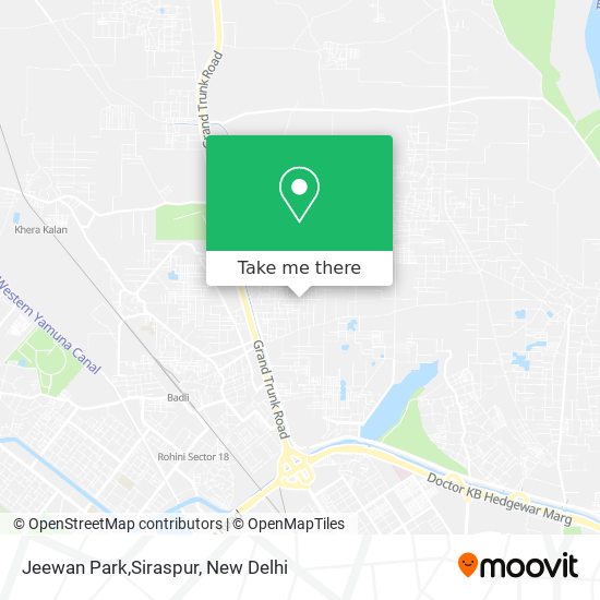 Jeewan Park,Siraspur map