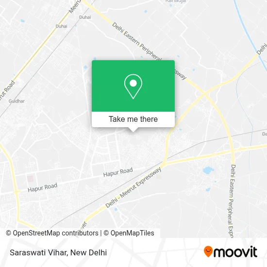 Saraswati Vihar map