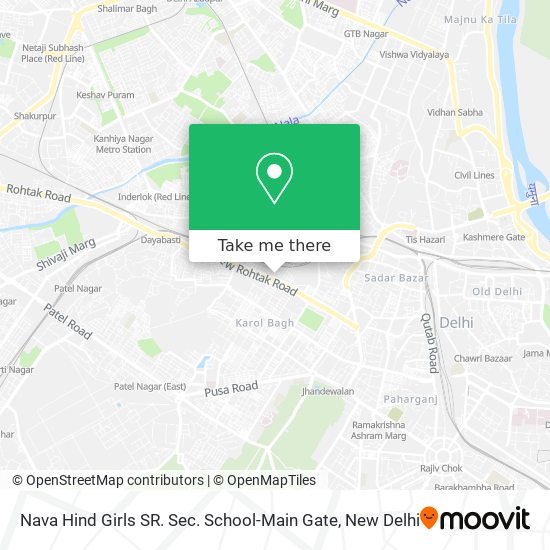 Nava Hind Girls SR. Sec. School-Main Gate map