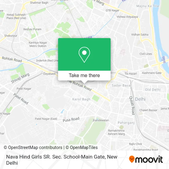 Nava Hind Girls SR. Sec. School-Main Gate map