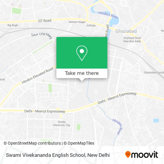 Swami Vivekananda English School map