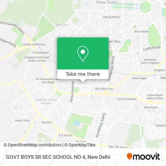 GOVT BOYS SR SEC SCHOOL NO 4 map