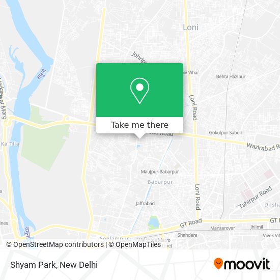 Shyam Park map