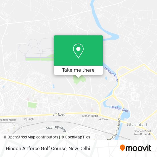 Hindon Airforce Golf Course map