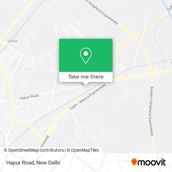 Hapur Road map