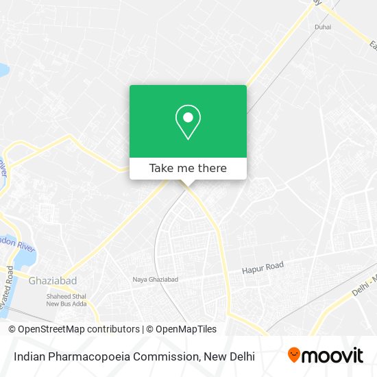 Indian Pharmacopoeia Commission map