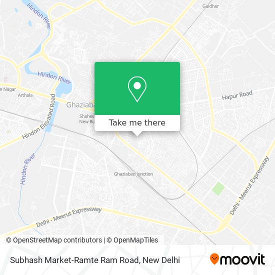 Subhash Market-Ramte Ram Road map