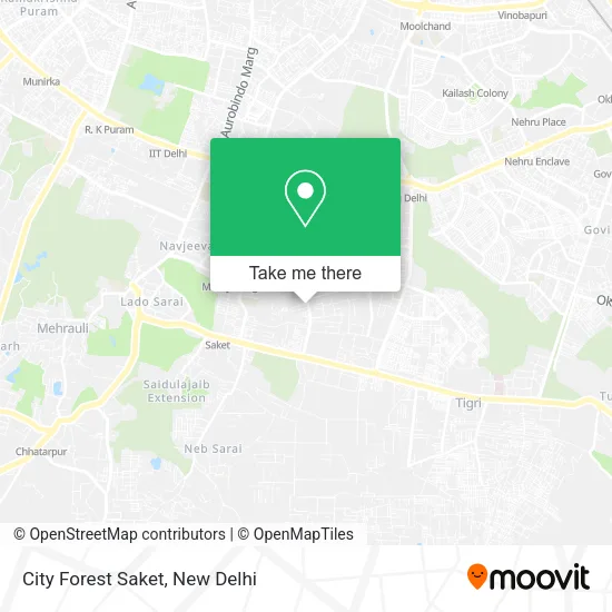 City Forest Saket map