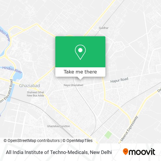 All India Institute of Techno-Medicals map