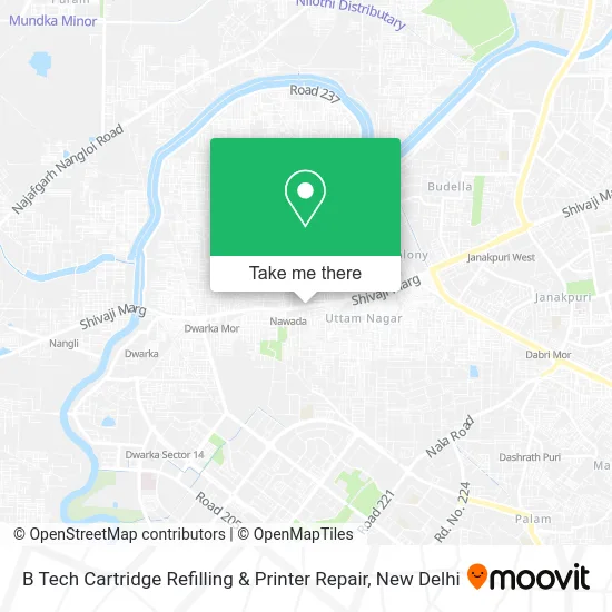 B Tech Cartridge Refilling & Printer Repair map