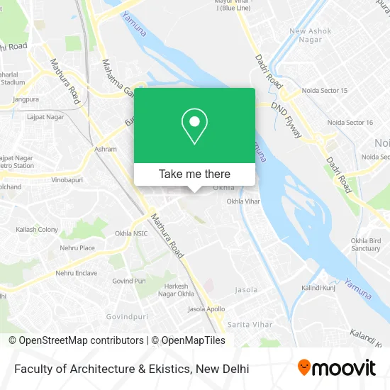 Faculty of Architecture & Ekistics map